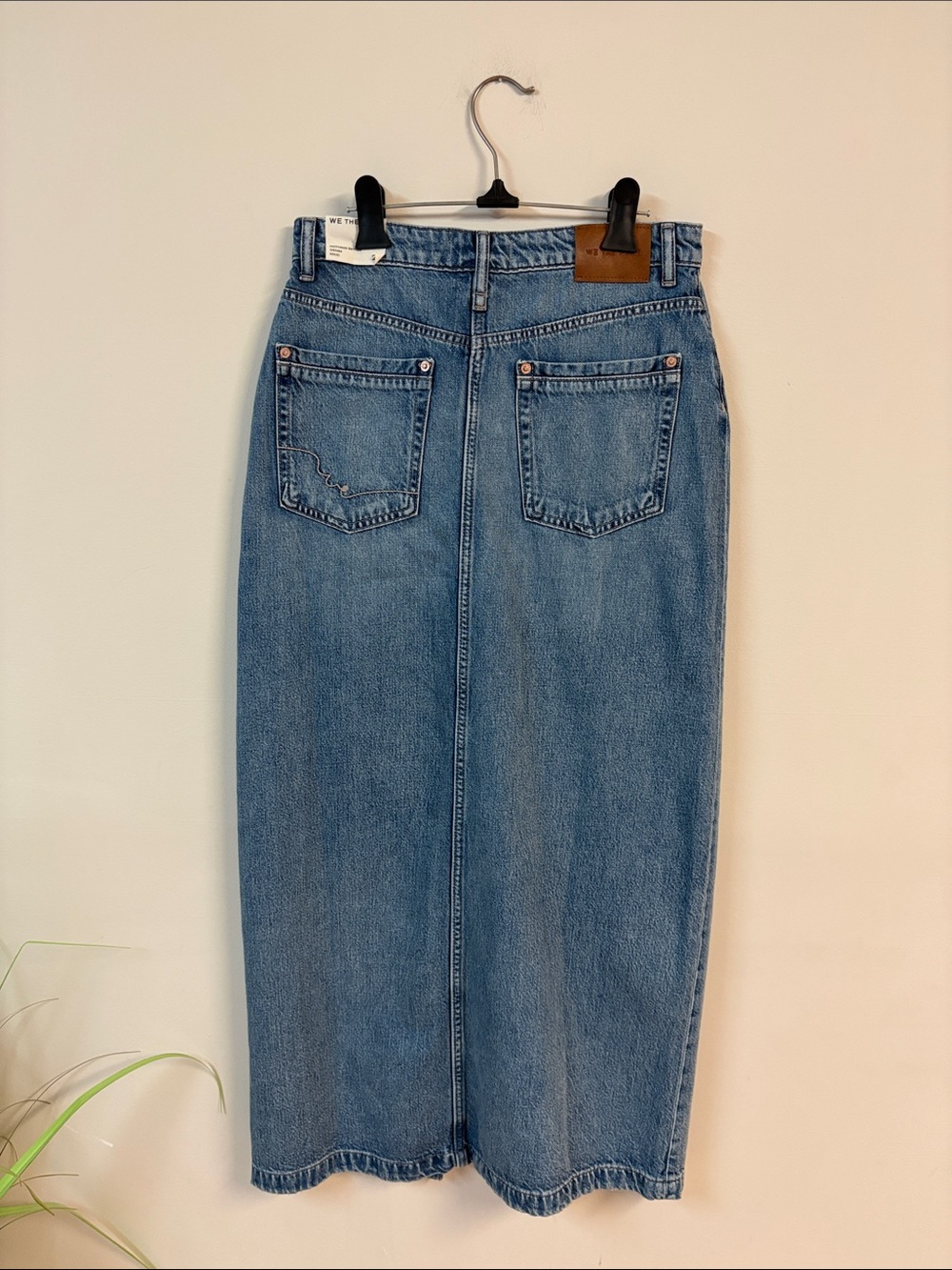 BNWT Free People We The Free Nothing Better Denim Maxi Skirt size 27,28 - Picture 6 of 8